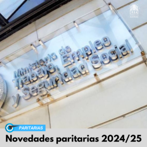 Acuerdo 4º tramo de paritaria salarial 2024/25
